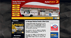 Desktop Screenshot of garagepatricepoulin.com
